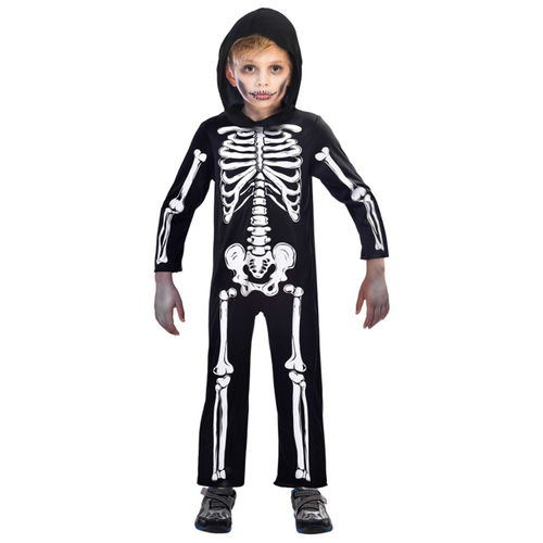 Skeleton Jumpsuit 10-12 Years Halloween Costume 