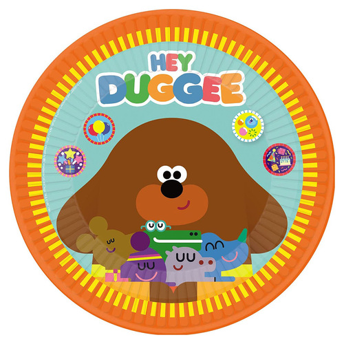 Hey Duggee Paper Dinner Plates 8 Pack