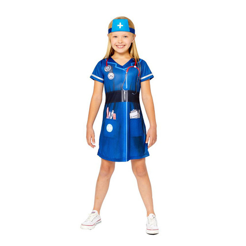 Nurse Costume Girls 4-6 Years