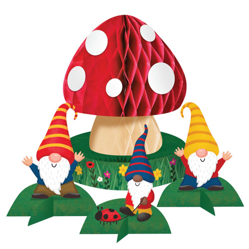 Party Gnomes Honeycomb Table Centrepiece 