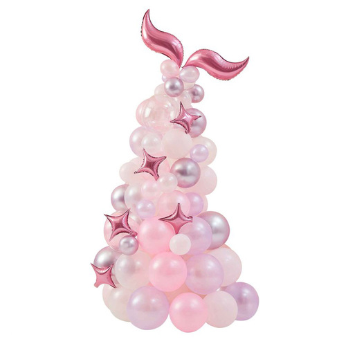 Mermaid DIY Balloon Arch Mermaid Tail Pastel