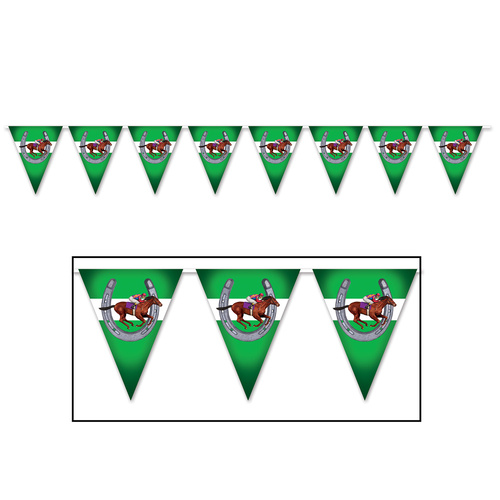 Melbourne Cup Horse Racing Carnival Party Supplies Pennant Banner