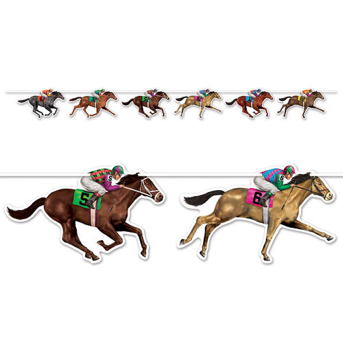 Melbourne Cup Horse Racing Carnival Party Supplies Streamer Banner