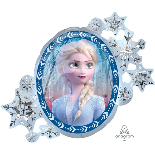 Frozen 2 Party Supplies SuperShape Large 76cm x 66cm Self Sealing Foil Balloon