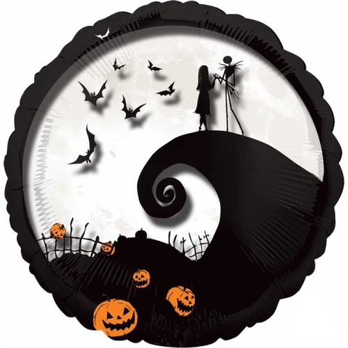 Halloween Nightmare Before Christmas Jumbo Shape Foil Balloon 