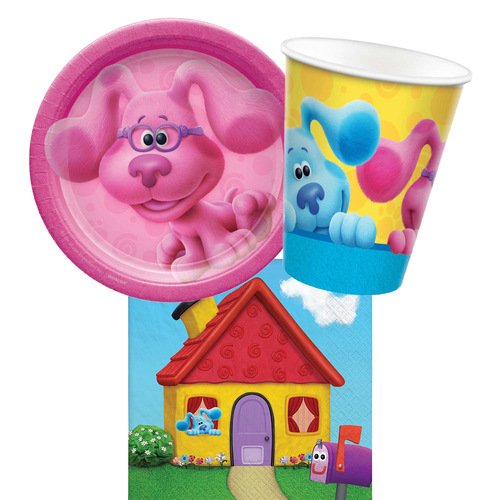 Blues Clues Magenta 8 Guest Tableware Pack