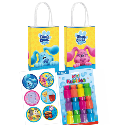 Blues Clues 8 Guest Kraft Loot Favour Bag Party Pack