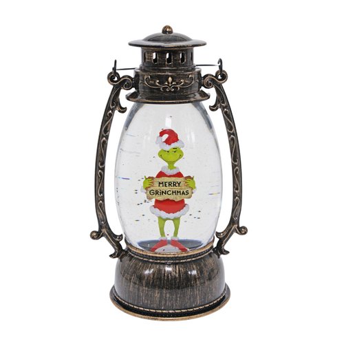 Christmas Grinch Merry Grinchmas Brass Lantern Collectable Decoration